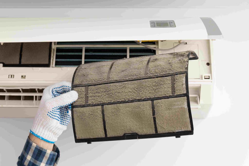 Air conditioner filter replacement